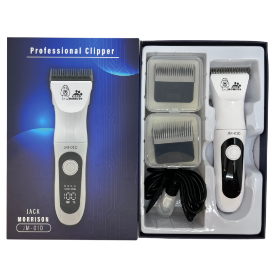 台灣無線充電專業型電剪套裝(型號︰JM-01DT) 包含五個刀頭